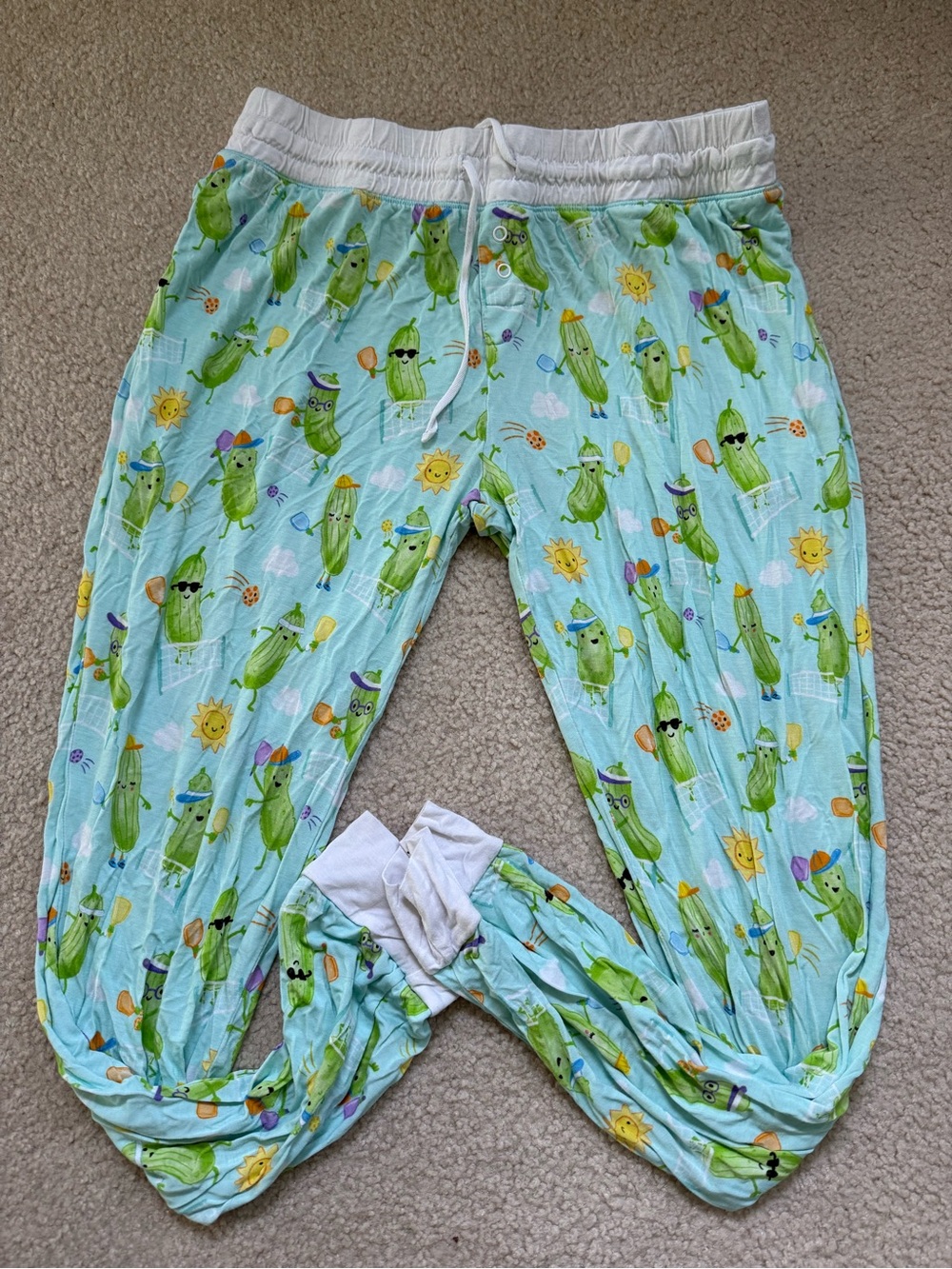 Little Sleepies Pajama Joggers | Pickleball Print | Women’s Medium